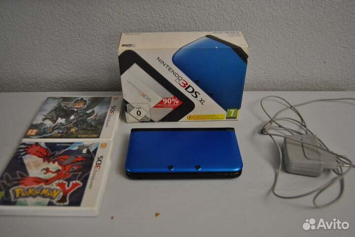 Nintendo 3DS XL (Не прошитая) + 2 игры