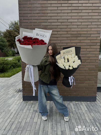 Букеты гиганты из роз, огромные букеты цветы доста