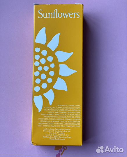 Туалетная вода Sunflowers Elizabeth Arden 50 ml