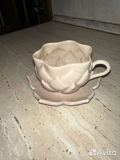 OMG стакан с тарелкой