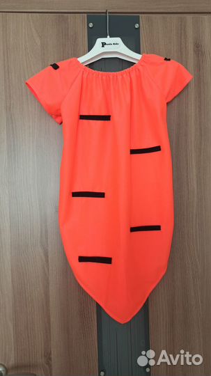 Костюм новогодний Морковка, 116-128 размер