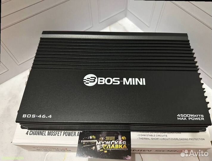 Новый усилитель BOS mini BOS-46.4 4500W