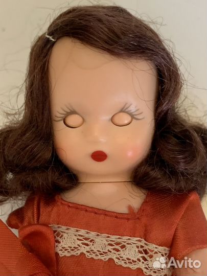 Винтажная кукла Nancy Ann storybook dolls с бантом