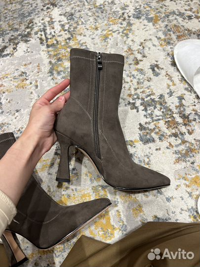 Ботильоны набук