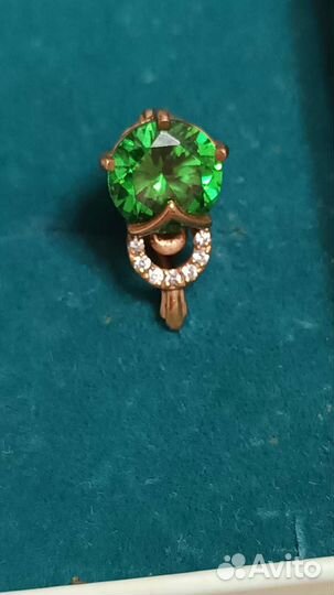 Серьги позолоченные