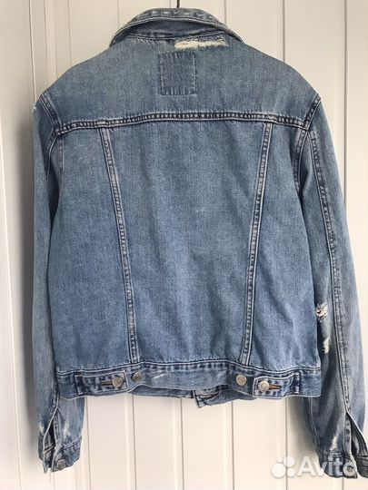 Джинсовая куртка pull and bear женская