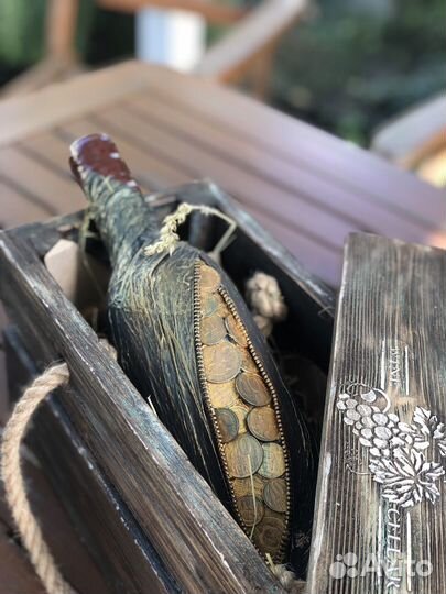 Бутылка декоративная