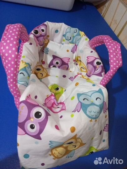 Люлька переноска+одеялко+подушечка