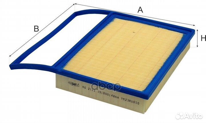 Фильтр воздушный 151000148AA; AG2113 Goodwill
