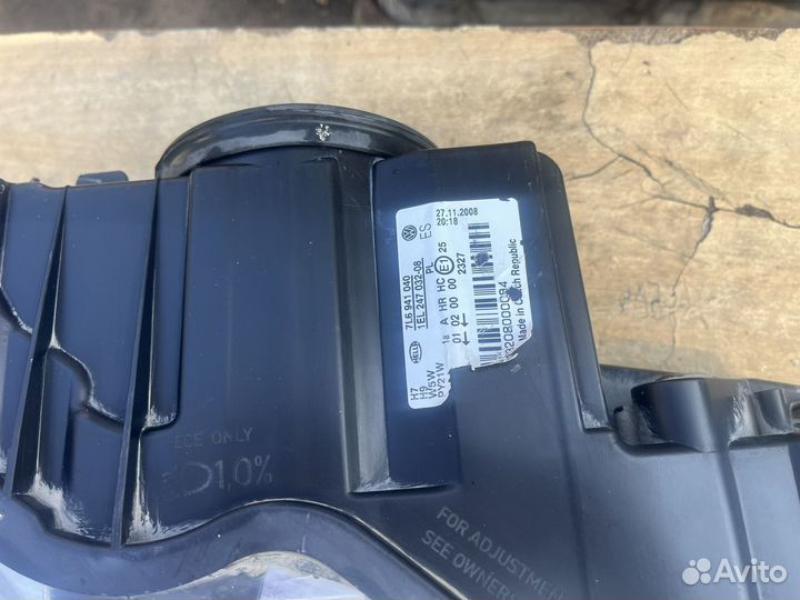 Фары галоген VW Туарег 2008г