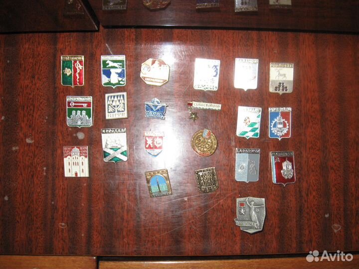 Значки городов и др