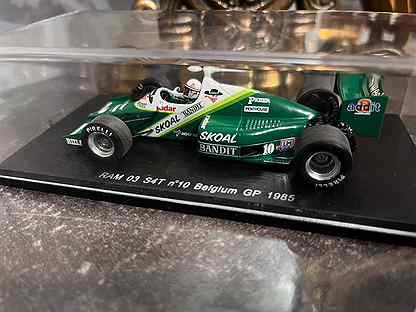 F1 1:43 Formula 1 RAM 03 S4T n’10 Belgium GP 1985