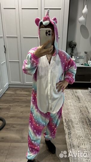 Пижама кигуруми единорог