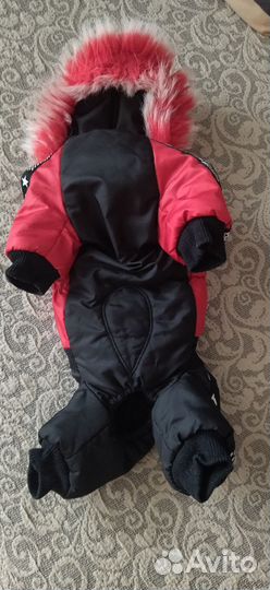 Комбинезон для маленькой собаки зимний