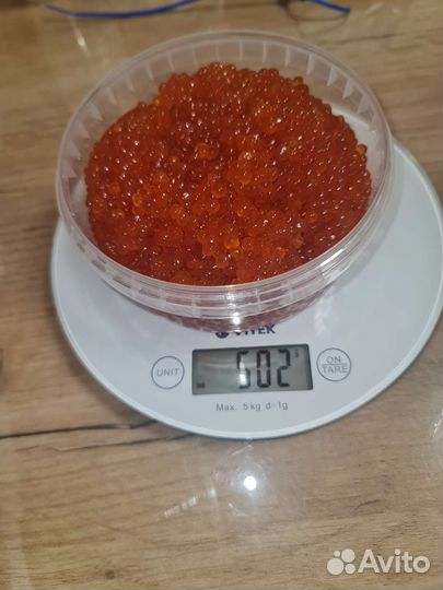 Красная икра горбуши