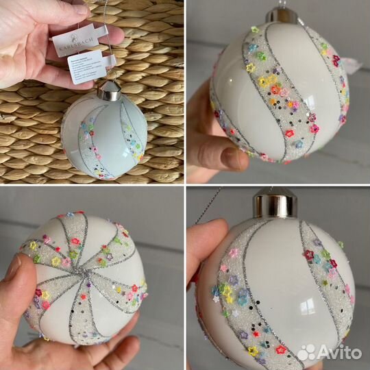 Елочные игрушки стекло