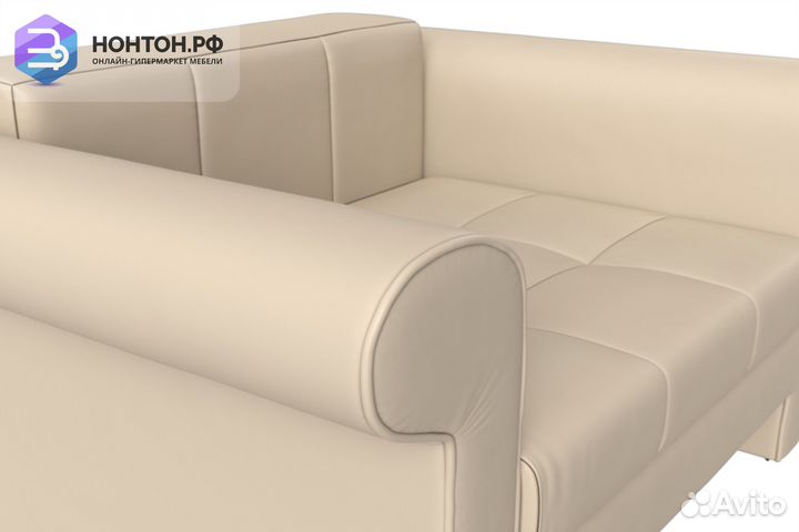 Кресло выкатное Берли экокожа бежевая