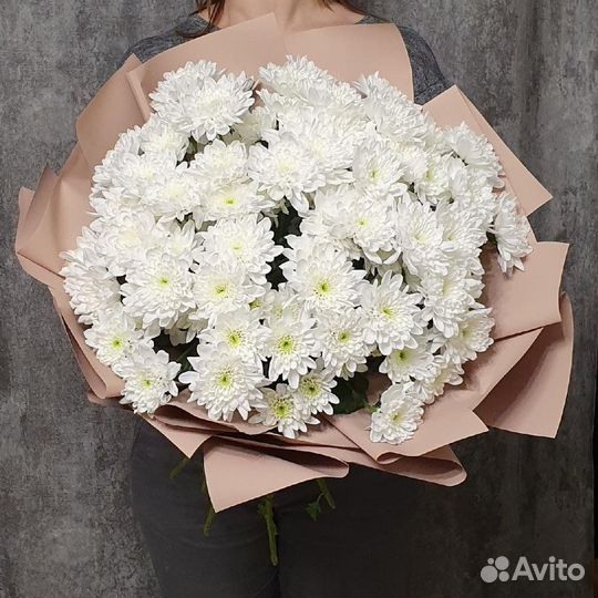 Цветы. Букет цветов. Хризантема