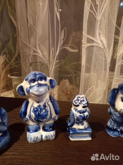 Гжель фарфор фигурки