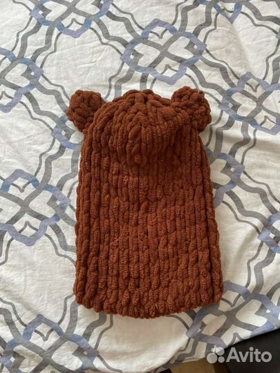 Балаклава вязаная детская