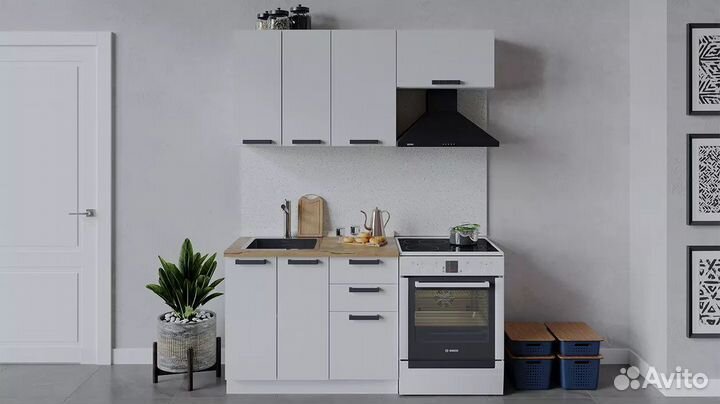 Кухонный гарнитур «Детройт» длиной 160 см