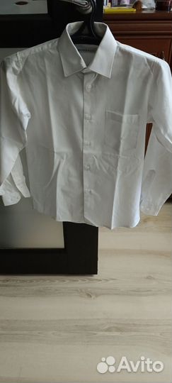 Рубашка белая рост 154 ворот 33