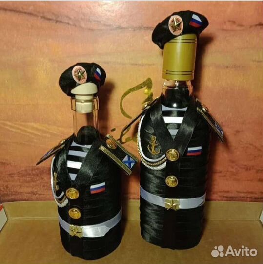 Бутылки с оформлением