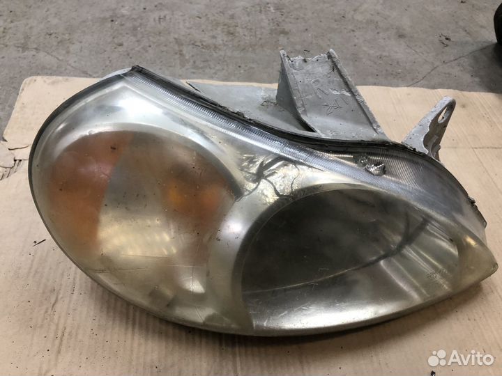 Kia rio 1 dc дорестайлинг фара правая