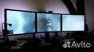 Крепление для трёх мониторов DS100 Triple-Monitor