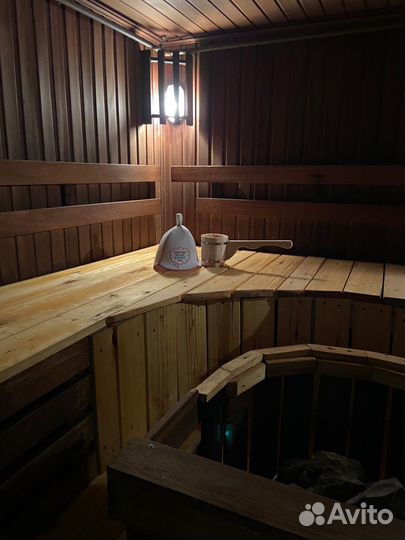 Сауна с бассейном