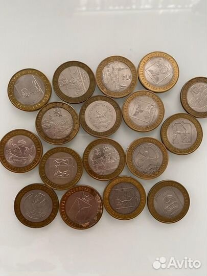 Юбилейные монеты 10 рублей