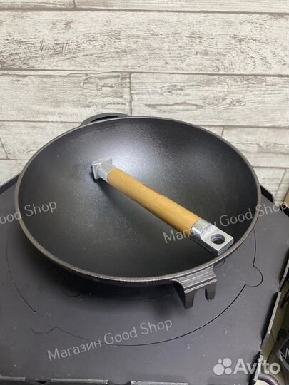 Сковорода WOK чугунная