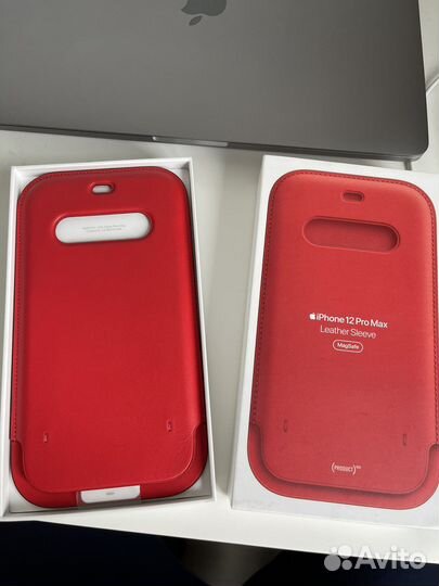 Чехол apple iPhone 12 pro max leather sleeve ориг