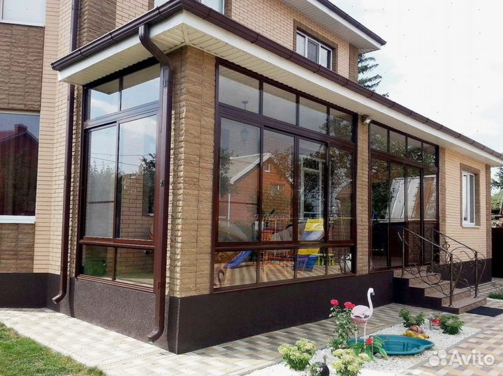 Алюминиевые окна Перегородки Остекление