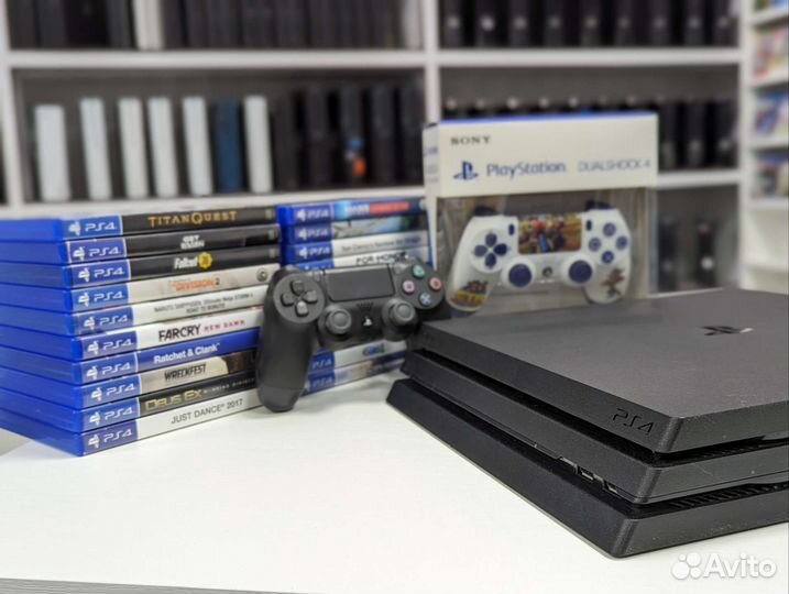 Sony PS4 Pro 2Tb с играми