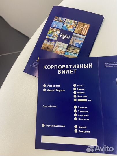 Билет в H2O
