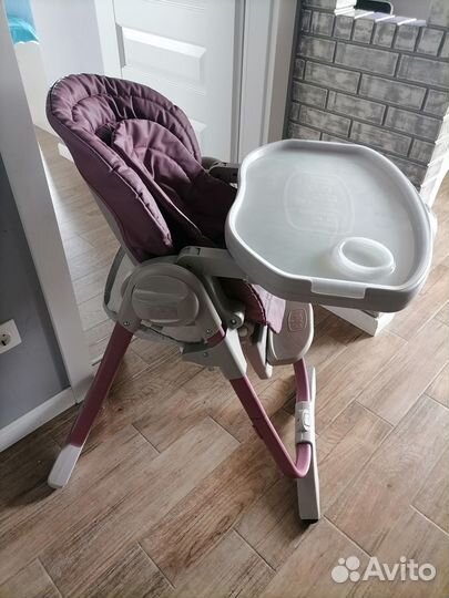 Стульчик для кормления chicco polly magic
