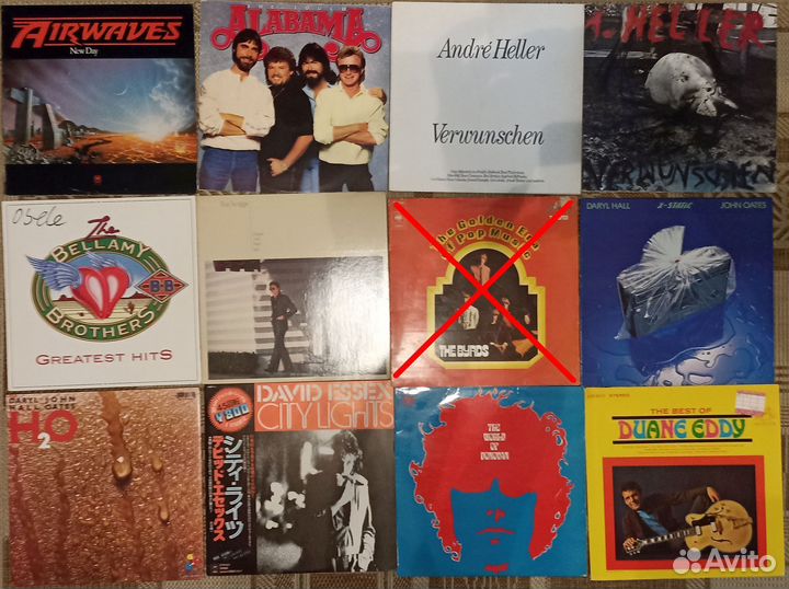 Фирменные виниловые пластинки новый набор