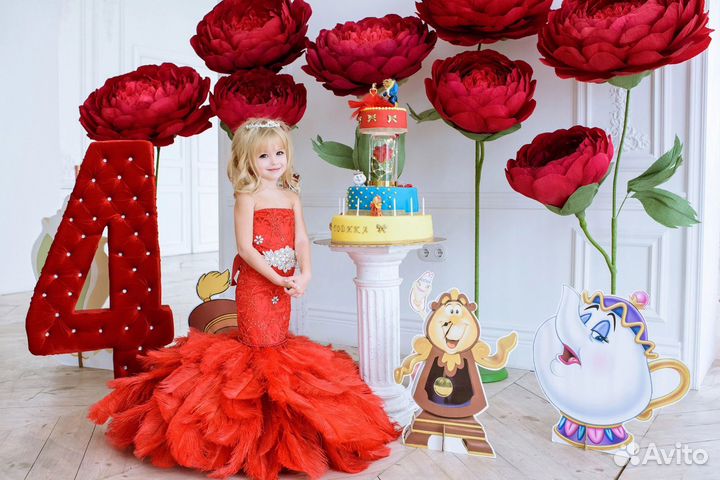 Детское платье жар птицы