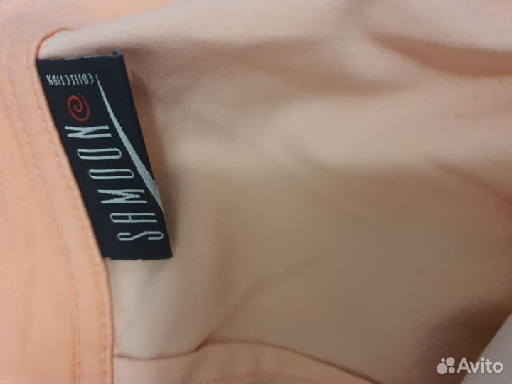 Капри персикового цвета 46р