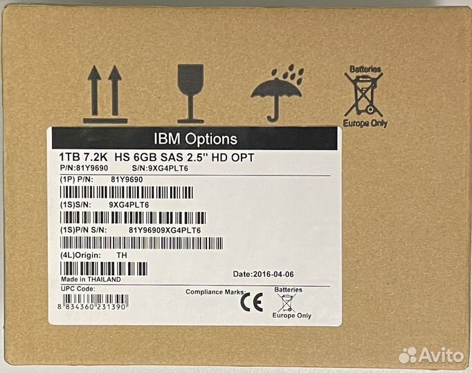 Жесткий диск IBM FRU 81Y9690