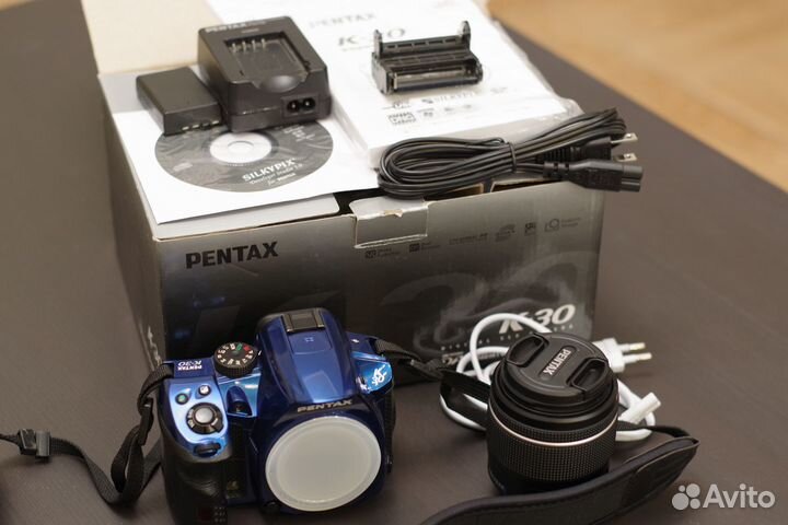 Фотоаппарат pentax k30 с объективом 18-55