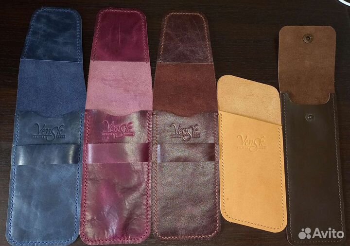 Пенал натуральная кожа