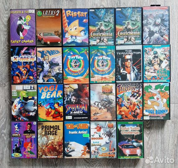 Картриджи Sega