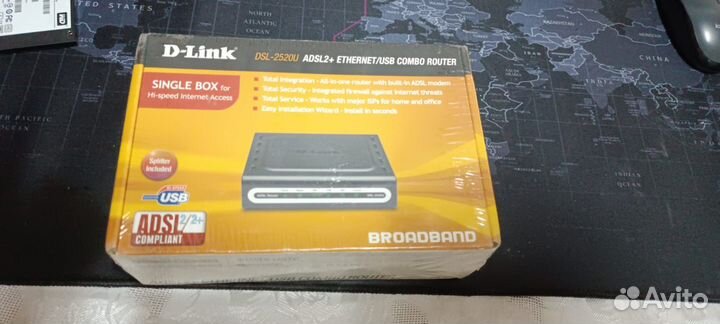 Модем adsl D-link DSL-2520U