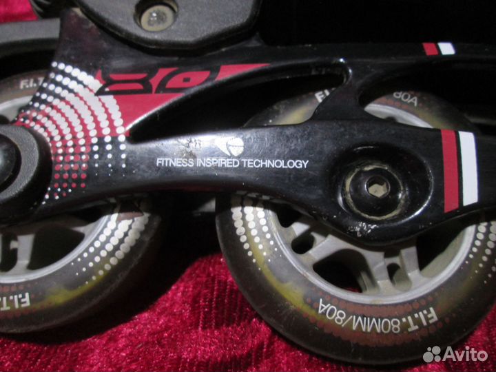 Роликовые коньки K2 F.I.T. 80 ALU Размер 42,5