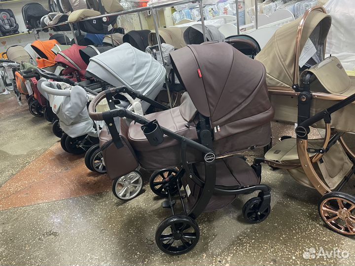 Коляска 2в1 трансформер Aimile Original Autumn Эко