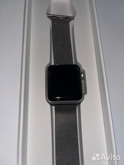 Apple watch serries 3 silver aluminium 38 mm