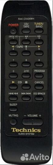 Пульт аналог Technics RAK-CH426WH