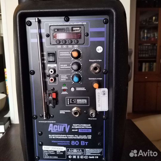 Acury AS-8T — Мобильная акустическая система